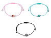 Pulsera Shamballa con mineral de imitación