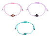 Náramek shamballa s imitací minerálu