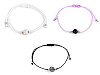 Náramok shamballa s imitáciou minerálu