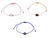 Bransoletka shamballa koralik mineralny 