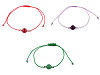 Pulsera de cuentas minerales Shamballa