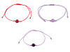 Shamballa-Armband mit Mineralperle