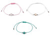 Bransoletka shamballa koralik mineralny 
