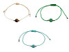Braccialetto di perline minerali Shamballa