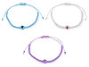 Bracciale Shamballa, motivo: Occhio di Allah