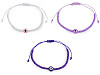 Bracciale Shamballa, motivo: Occhio di Allah