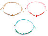 Shamballa-Armband mit Herz und geschliffenen Perlen mit AB-Effekt