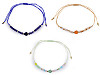 Shamballa-Armband mit Herz und geschliffenen Perlen mit AB-Effekt