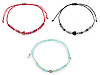 Shamballa bracelet with heart and cut beads with AB effect