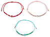 Pulsera Shamballa con corazón y cuentas talladas con efecto AB