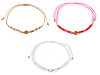 Shamballa-Armband mit Herz und geschliffenen Perlen mit AB-Effekt