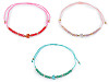 Pulsera Shamballa con corazón y cuentas talladas con efecto AB
