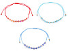 Pulsera Shamballa con cuentas talladas y efecto AB