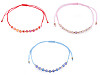 Shamballa bracelet with cut beads and AB effect