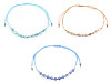 Pulsera Shamballa con cuentas talladas y efecto AB