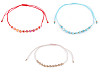 Bracciale Shamballa, con perle tagliate ed effetto AB