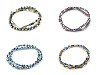 Pulseras elásticas de hematita, 2 uds.