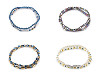 Pulseras elásticas de hematita, 2 uds.