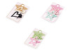 Metal hair clips hearts, stars