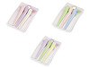 Fermagli per capelli, con denti, in metallo