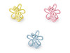  Metal flower hair clip