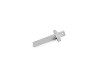 Stainless steel pendant, cross 10x21 mm