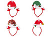 Čelenka do vlasov elf, vianočná / párty