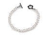 Gyöngyös rozsdamentes acél karkötő