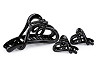 Heart hair claw clip set of 2+1 pcs