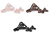 Heart hair claw clip set of 2+1 pcs