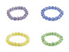 Armband aus Mineral-, Kunst- und Glasperlen