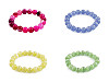 Bracciale composto da perline minerali, sintetiche e in vetro