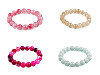 Armband aus Mineral-, Kunst- und Glasperlen