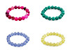 Bracelet extensible avec perles de verre