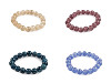 Bracciale composto da perline minerali, sintetiche e in vetro