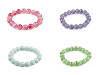 Bracelet extensible avec perles de verre