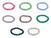 Bracciale composto da perline minerali, sintetiche e in vetro