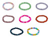 Bracciale composto da perline minerali, sintetiche e in vetro