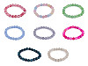 Bracciale composto da perline minerali, sintetiche e in vetro