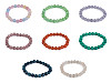 Bracelet made of mineral, synthetic and glass beads