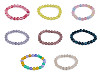 Armband aus Mineral-, Kunst- und Glasperlen