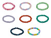 Bracciale composto da perline minerali, sintetiche e in vetro