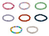 Bracciale composto da perline minerali, sintetiche e in vetro