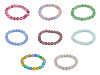 Bracelet made of mineral, synthetic and glass beads