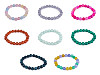 Bracciale composto da perline minerali, sintetiche e in vetro