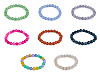 Bracelet made of mineral, synthetic and glass beads