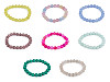Bracelet made of mineral, synthetic and glass beads