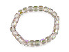 Brățară flexibilă din mărgele cu efect AB