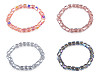 Pulsera elástica de cuentas facetadas con efecto AB
