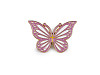 Brož / odznak motýl